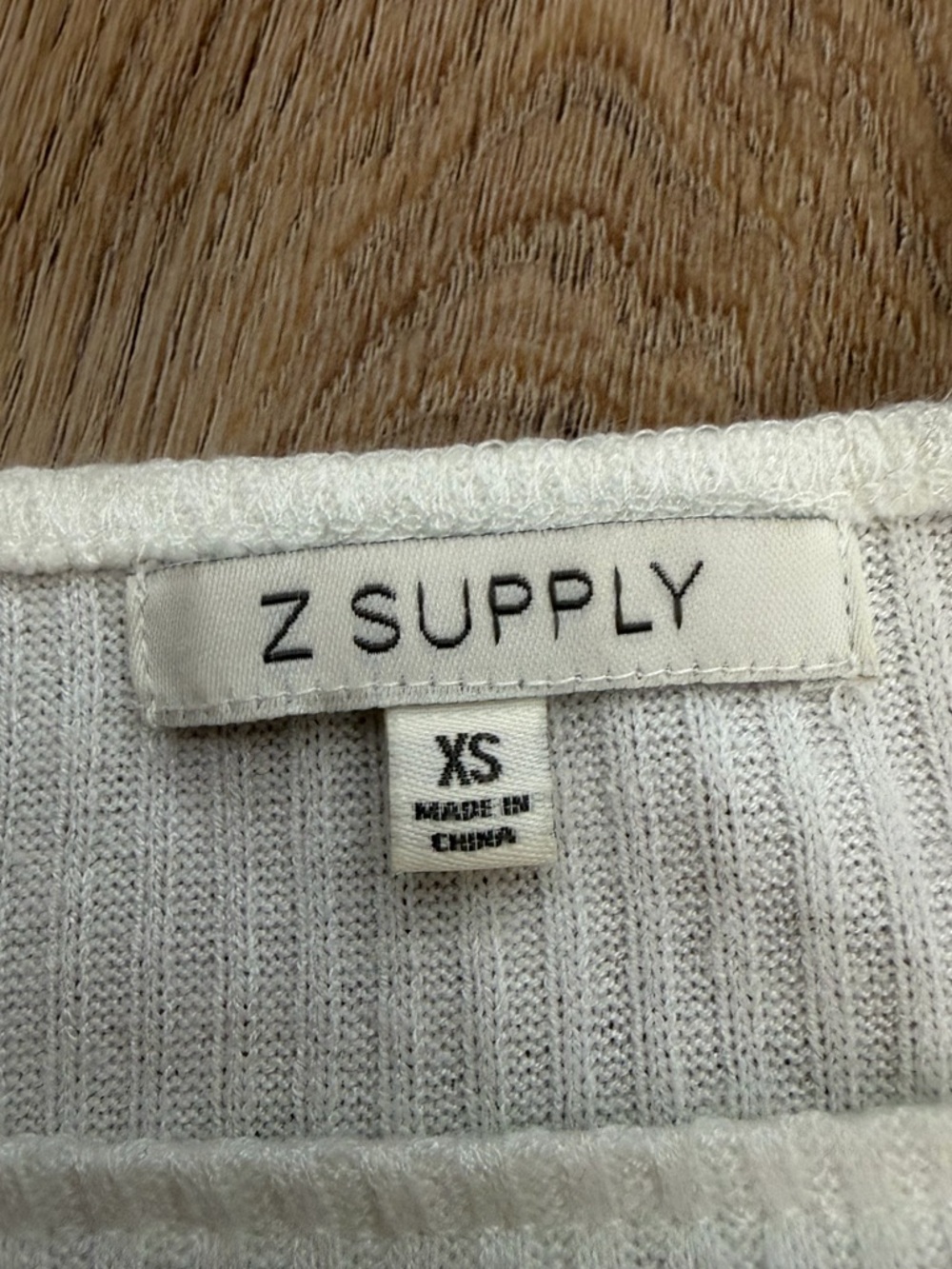 Z Supply Cream Knit Top with Button Detail - Picture 3 of 7